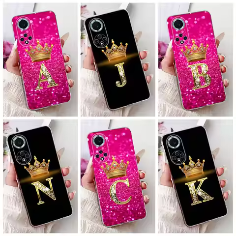For Huawei Nova 9 Pro Case Nova9 SE Luxury Letters Cover Soft Slim Phone Case For Huawei Nova 9 SE N