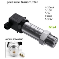 G1/4" 4-20mA Pressure Sensor 0-10V 0.1bar 0.2bar 0.3bar 0.5bar 10bar oil water 10Kpa/50mbar RS485 pr