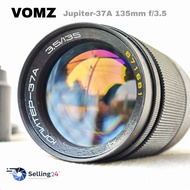 เลนส์มือหมุน Jupiter-37A 135mm f/3.5 M42 Soviet lens Portrait from USSR