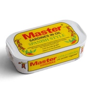 2 CANS 120G OF MASTER SARDINES IN OIL SPANISH STYLE