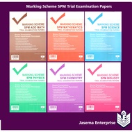 Marking Scheme SPM Trial Examination Papers Additional Mathematics | Biology | Physics | Chemistry |