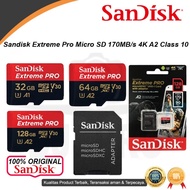 TRI54 - Memory Sandisk Extreme Pro Micro SD 32GB 64GB 128GB SDHC SDXC
