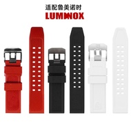 Compatible with Watches lumiinox Lumenos Watch Strap23mm Men's Silicone Watch Strap Outdoor Sports W