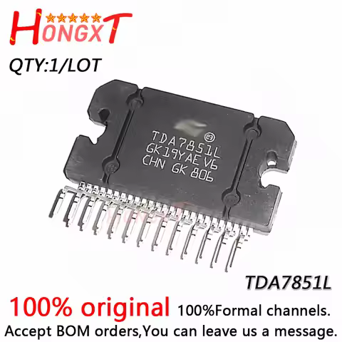 1PCS 100% NEW TDA7851L TDA7851 7851 4x48W MOSFET quad bridge power amplifier.