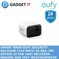 ANKER T8B00 EUFY SECURITY SOLOCAM C210 WITH 2K RES, ON-DEVICE AI FOR FAST DECISION MAKING AND IP67 W