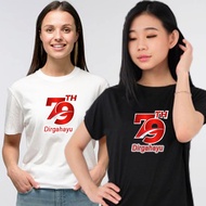 UNISEX ADULT T-SHIRTS 79 YEARS DIRGAHAYU