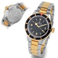 佐敦門市 現貨 100% 全新 Steinhart 103-1039 Ocean One Vintage two-tone 369 Retro Automatic 金銀潤 陶瓷圈 雙色 Gold an