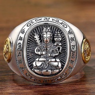 Ring Men's Eight Big Rings Ring Rings Rings Zodiac Gifts Domineering Benming Buddha Rings Patronus 0