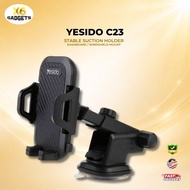 [ READY STOCK ] YESIDO C23 UNIVERSAL CAR PHONE HOLDER STAND DASHBOARD WINDSHIELD GPS CAR MOUNT BRACK