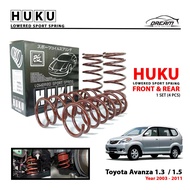 Toyota Avanza 1.3 1.5 HUKU Lowered Sport Spring