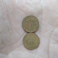 uang Kuno koin 1/2 sen atau 0.5 sen jmn belanda