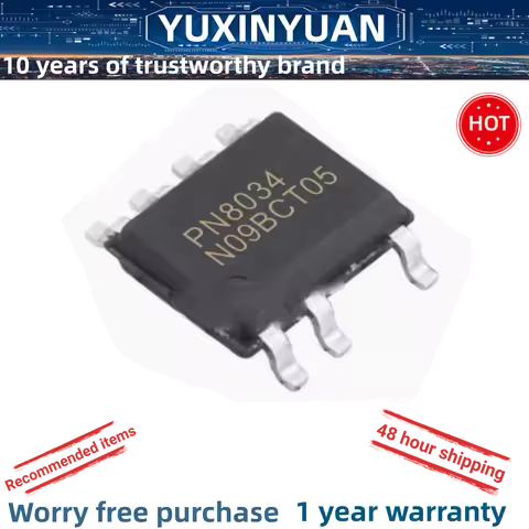 10PCS/LOT Original genuine PN8034, PN8034C, PN8034A surface mount SOP7 power management chips in sto