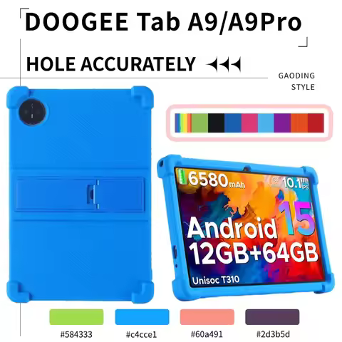Kids Case For Doogee Tab A9 10.1 inch 2025 A9 Pro 10.1" Tablet Shockproof Cover Silicon Stand Protec