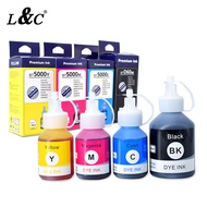 【PH Ready Stock】L&amp;C (4 bottles)Original BT5000 BTD60BK Premium Ink Dye Ink Refill Ink Black 100ml Cyan Magenta Yellow 50ml Compatible For Brother printer DCP-T310 DCP-T500W DCP-T710 Brother ink