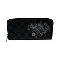 [Used] LOUIS VUITTON Louis Vuitton N60347 Zippy Wallet Vertical Round Zipper Organizer Damier Graphi