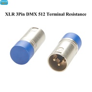 XLR 3Pin 5Pin DMX 512 Terminator Resistor 120 Ohm DMX512 End of Line Termination Plug Signal Stabili