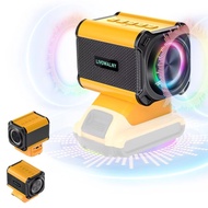 Wireless Speaker for Dewalt 20V Battery: Portable Radio - Cordless Jobsite Speakers - Outdoor Tools 