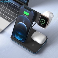 3 In 1 Qi Wireless Charger 15W Fast Charging สำหรับ Apple 7 6 iPhone 13 12 11 XS XR X 8 Airpods Pro Induction เครื่องชาร์จ