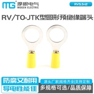 R RV Type Round End Connection Terminal Wire Nose RV5.5-12 Wire Nose OTTO-JTK Pre-Insulation WCGO