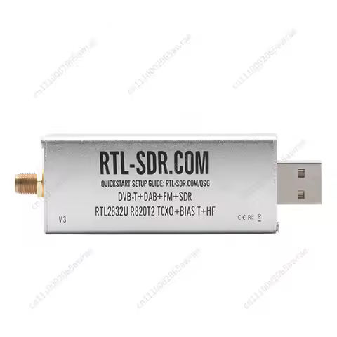 RTL-SDR Blog V3 R820T2 TCXO Receiver, Software Radio Broadband Ultrashort Wave