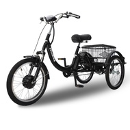 StonBike 20" Electric Ticycle with Basket basikal elektrik 3 roda