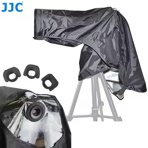 JJC Camera Rain Cover Video Camera Raincoat Nylon Waterproof for Canon EOS 850D 800D 750D 700D 600D 