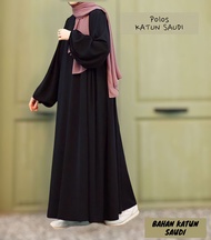 ABAYA POLOS KATUN SAUDI DEWASA