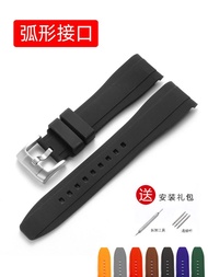2024 new Silicone watch strap substitute Rolex Seiko Longines Tissot Citizen curved rubber watch strap 18 20 22mm