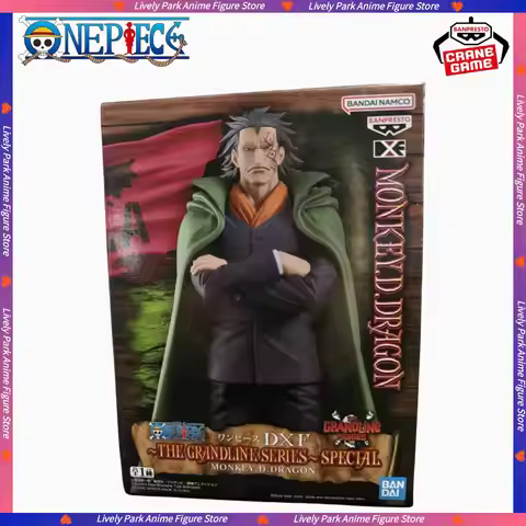 BANDAI Original ONE PIECE DXF-THE GRANDLINE SERIES-SPECIAL MONKEY.D.DRAGON Anime Action Figures Coll
