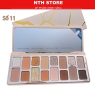 Cheeryep (QIANYAN) eyeshadow palette 16 gold palettes: cool brown tone number 11 super hot