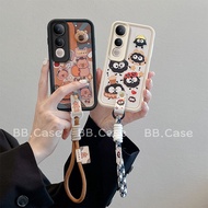New Phone Case VIVO V50 Lite V40 Pro V30 V29 V23 4G 5G Ins Fun Cute Cartoon Briquette Kuromi Bear St