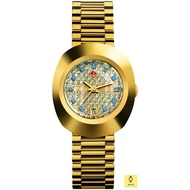 RADO Watch R12416393 / DiaStar The Original Automatic / Women's / Date / Stones / 27.3mm / SS Bracelet / Gold