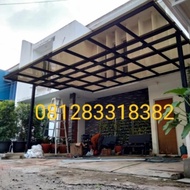 ready kanopi besi hollow galvanis 4x6 atap solarflat 3mm 081283318382