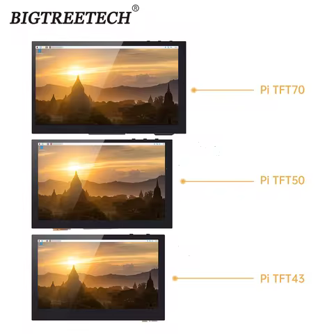 BIGTREETECH BTT PITFT50 TFT43 TFT70 DSI Capacitive Touch Screen Raspberry Pi LCD Display 3D Printer 