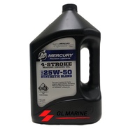 MERCURY SAE 25W50 3.78LT (1 GAL) QUICKSILVER MARINE ENGINE OIL RACING OIL 25W-50 VERADO SELANDAR