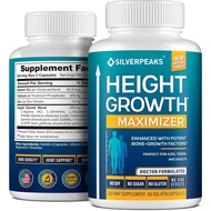 Growth Capsule Growth-Maximum Height Containing Calcium, Made in USA, Natural Heightening Supplement