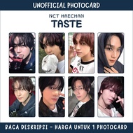 [UNOFFICIAL PHOTOCARD] NCT HAECHAN - TASTE