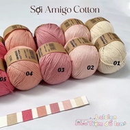 Amigo yarn 100% Cotton - Roll 100gr