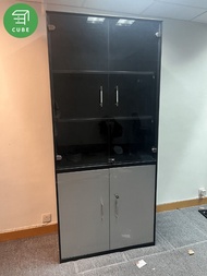 玻璃門櫃 玻璃門掩門櫃 鐵櫃 木櫃 收納櫃 矮櫃 高櫃 儲物櫃 置物櫃 雜物櫃 辦公室文件櫃 組合櫃 【立方傢俬】專營買賣二手辦公室傢俬 香港全域服務