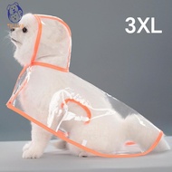 TIDJANI XL-8XL Waterproof Pet Dog Clothes Transparent Raincoats Dogs Rain Coat Outdoor Jackets Pet S