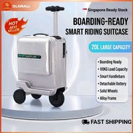 [SG Stock] Smart Riding Suitcase 20L Electric Luggage Boarding Ready 110kg Max Load Free Delivery