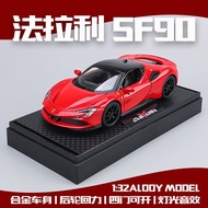 Ferrari sf90 Diecast Mô Hình HợP Kim Xe ô tô đua mô hình sưu tập trang trí ô tô đồ chơi cho trẻ em