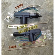 PROTON ISWARA SAGA LMST DOOR ACTUATOR WIRE GUN / CENTER LOCK GUN WITH BRACKET (2 WIRE / 5 WIRE) UNIV