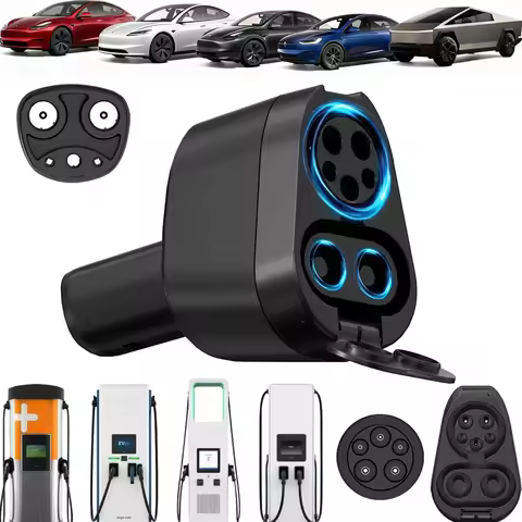 CCS1 To NACS & J1772 To Tesla Convertor For Tesla Model 3 X Y S EV Charger Adapter Electric Vehicle 