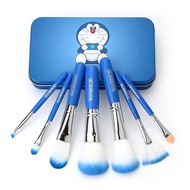 Brush Doraemon 7 in 1 Lucu Awet - Paket Brush Make Up Set Doraemon - Kuas Make Up 1 Set, Lengkap, Mu