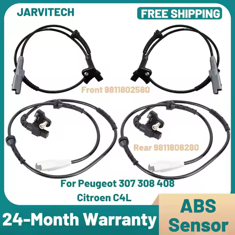 ABS Sensor Wheel Speed Sensor 9811802580 9811808280 Front Rear For Citroen C4L Peugeot 307 308 408 3