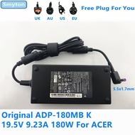 Genuine 19.5V 9.23A 180W ADP-180MB K AC Power Supply Adapter For ACER 180W NITRO AN515-55 A17-180P4A