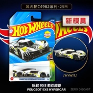 Hotwheels25M Batch Alloy Car Model Peugeot 9X8 Peugeot Supercar Peugeot 9X8 W1PV