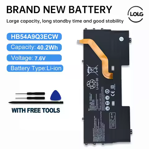 LOLG HB54A9Q3ECW Laptop Battery For Huawei MateBook X,WT-W09,WT-W19,WX9
