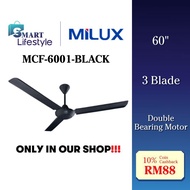 Milux Ceiling Fan 60" MCF-6001 Black / Faraday FCF-628 (Black/White/Random) / Midea MFC-60A23-WT/BK